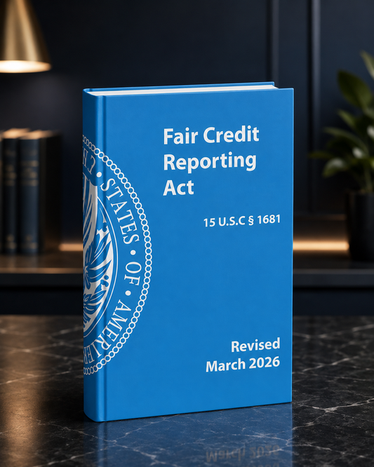 Free Download: Fair Credit Reporting Act PDF — Revised March 2026