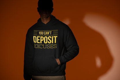 Can't Deposit Excuses! Unisex oversized hoodie