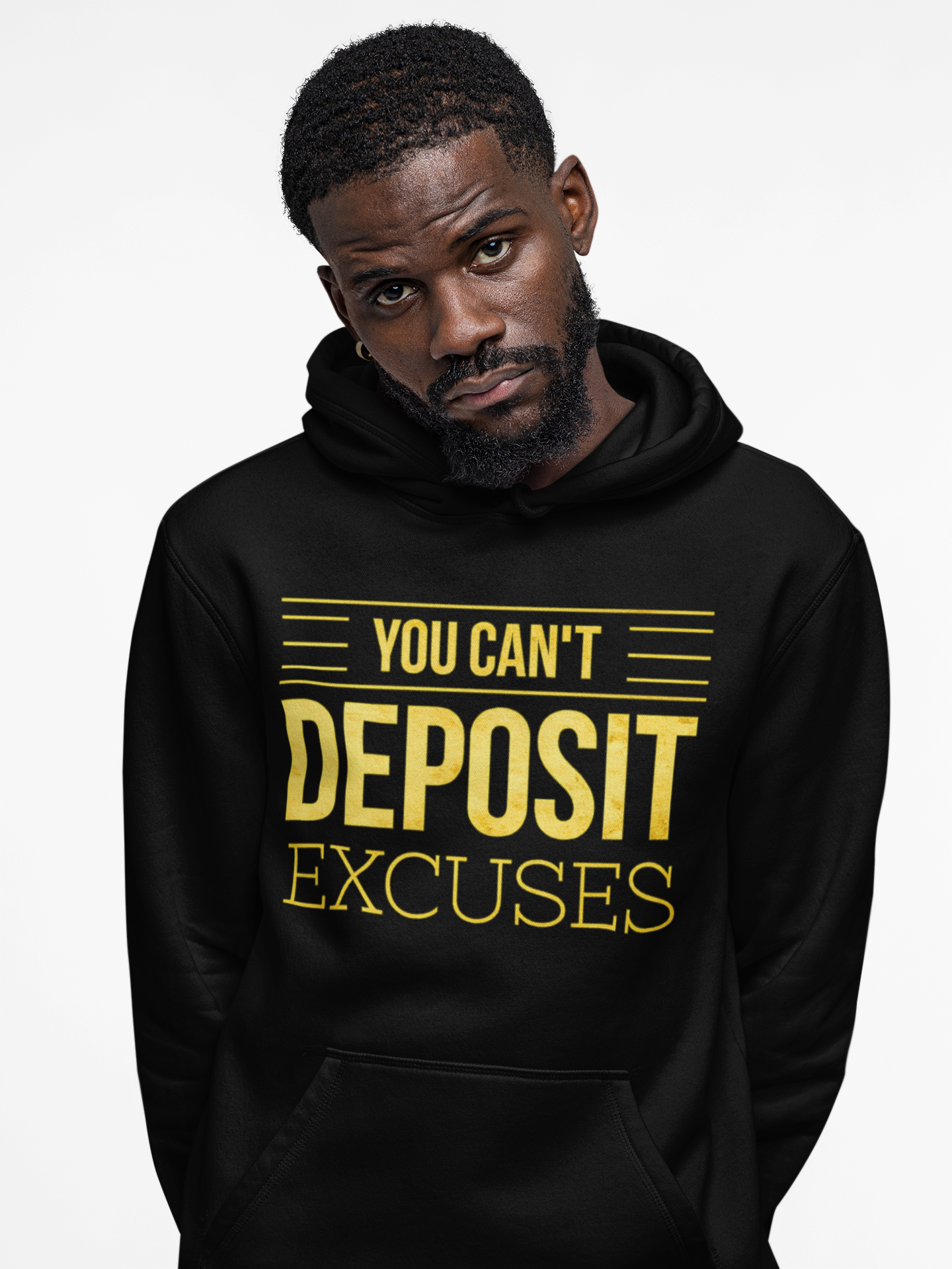 Can't Deposit Excuses! Unisex oversized hoodie