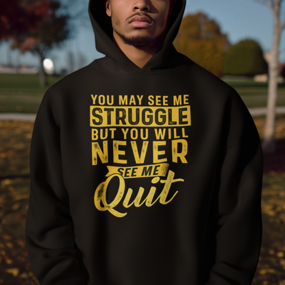 Struggled But Never Quit! oversized hoodie